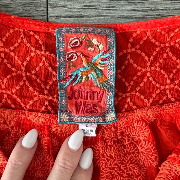 🌼JOHNNY WAS🌼 Jolie Selena Embroidered Tunic, Size L - Picture 2 of 9